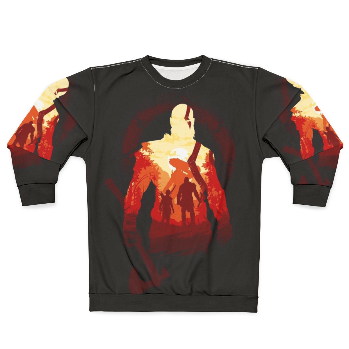 Adventure Of The Gods Sweatshirt featuring Kratos and Atreus from God of War