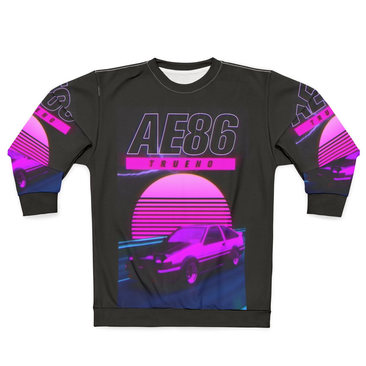 Ae86 Retro Synthwave Sweatshirt