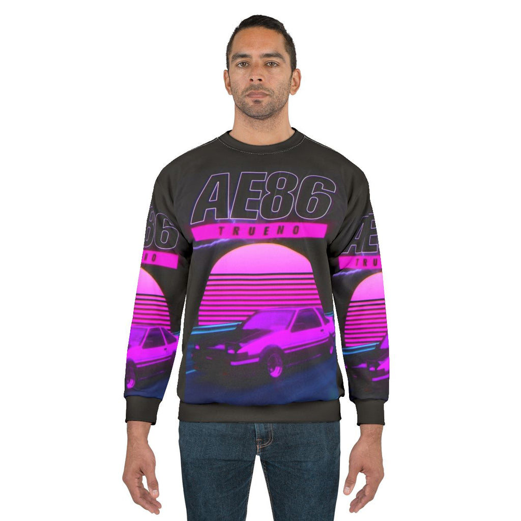 Ae86 Retro Synthwave Sweatshirt