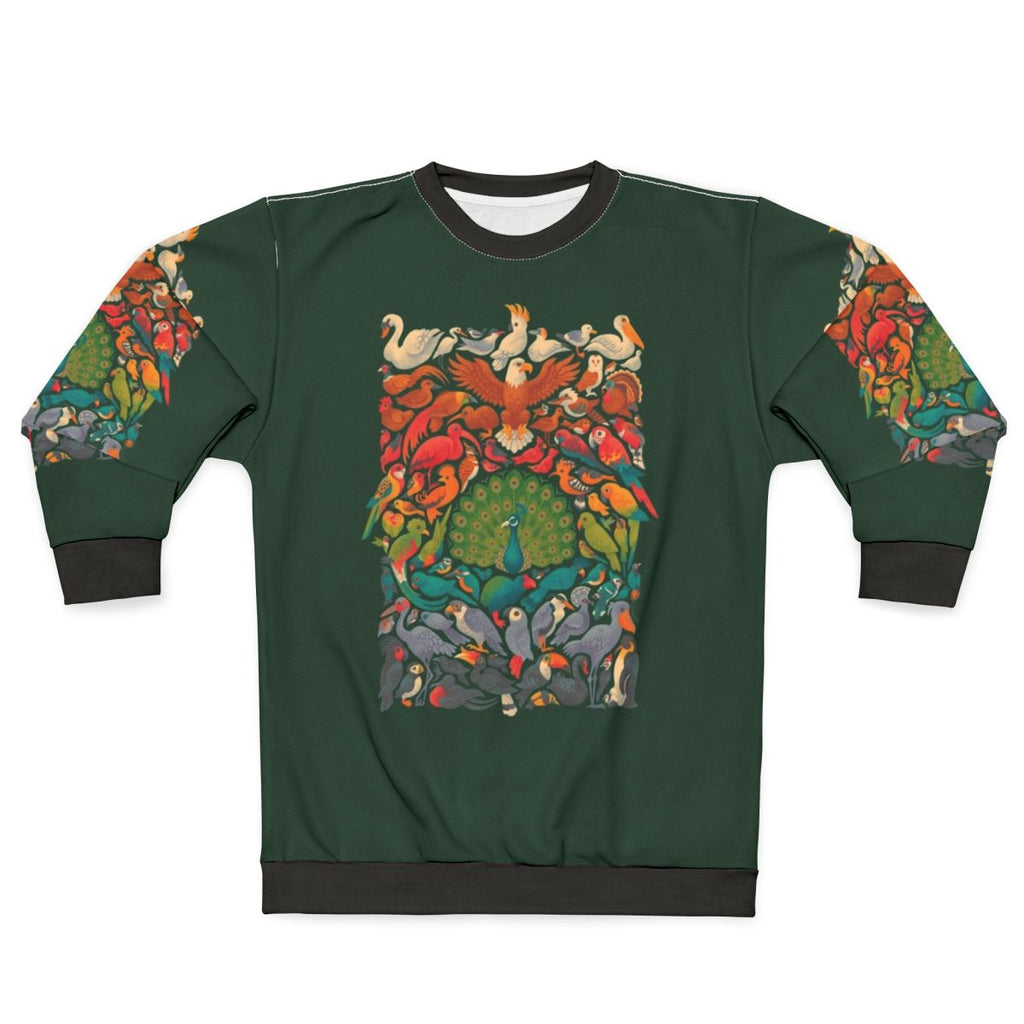 Aerial Spectrum Green Sweatshirt featuring nature and wildlife graphics