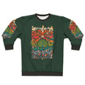 Aerial Spectrum Green Sweatshirt featuring nature and wildlife graphics