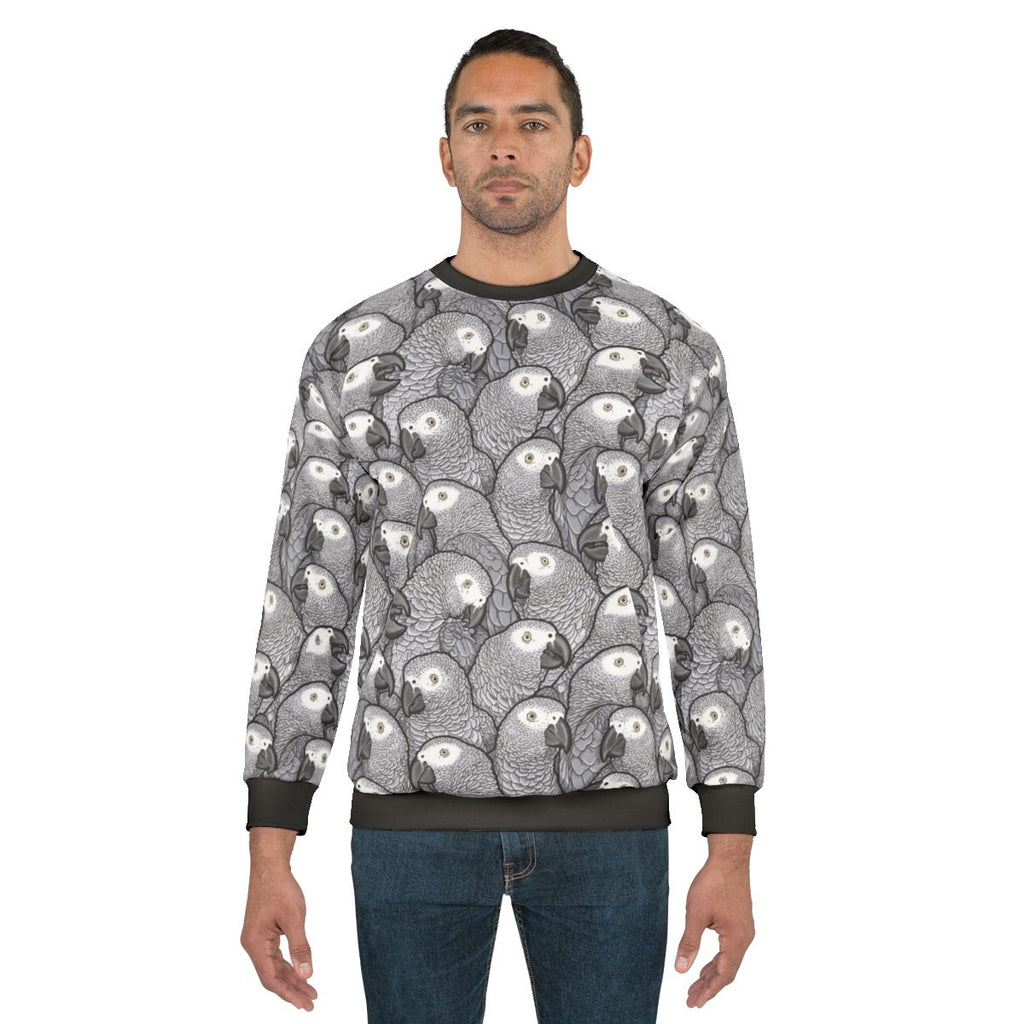 African Grey Parrot Sweatshirt