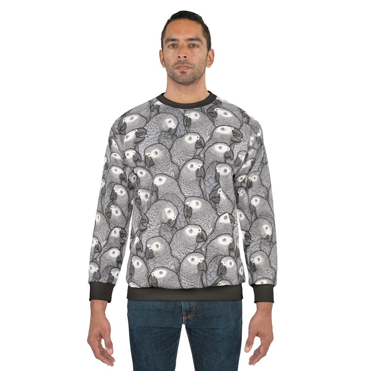 African Grey Parrot Sweatshirt