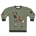 African Painted Dog Sweatshirt for Wildlife Enthusiasts