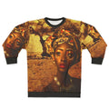African Queen Sweatshirt featuring a female tribal portrait