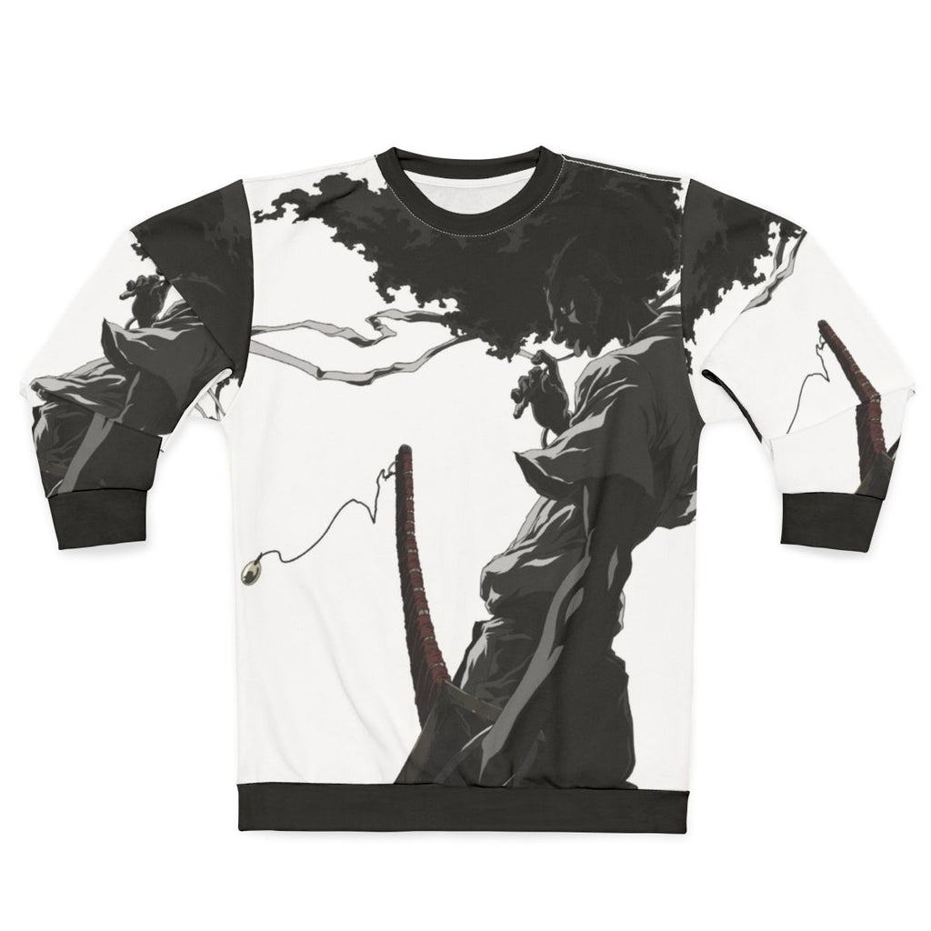 Afro Samurai Anime Inspired Graphic Sweatshirt