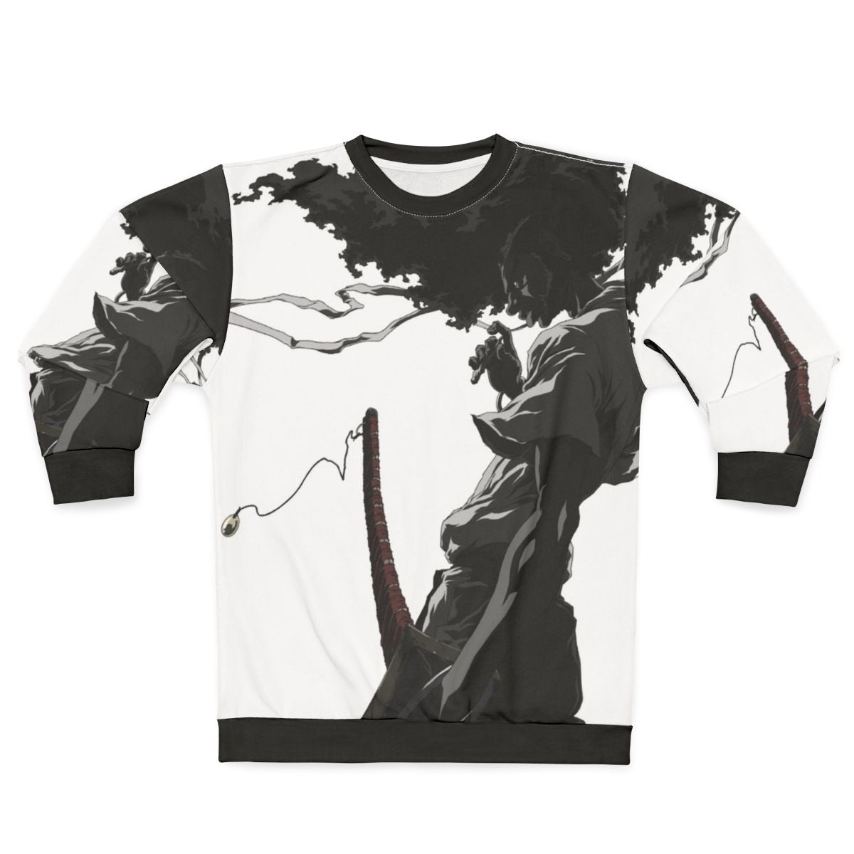 Afro Samurai Anime Inspired Graphic Sweatshirt