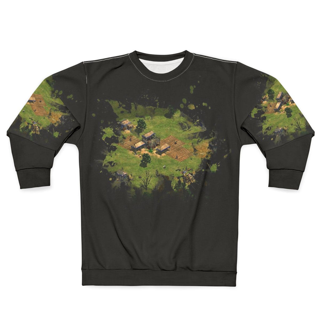 Age of Empires gaming sweatshirt with vintage video game design