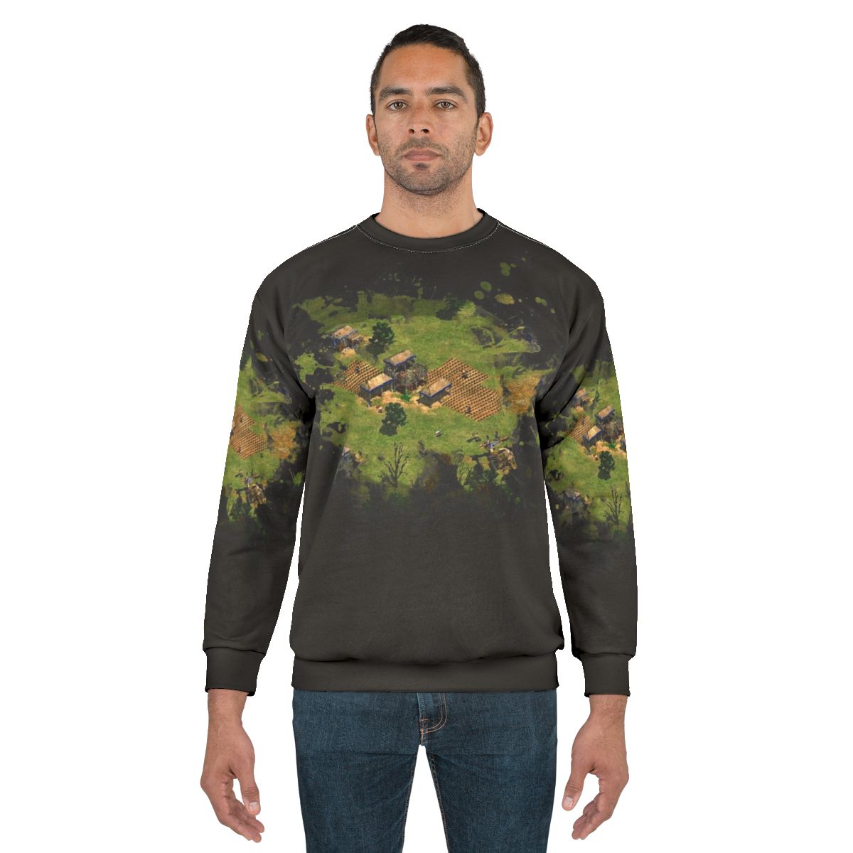 Age of Empires gaming sweatshirt with vintage video game design