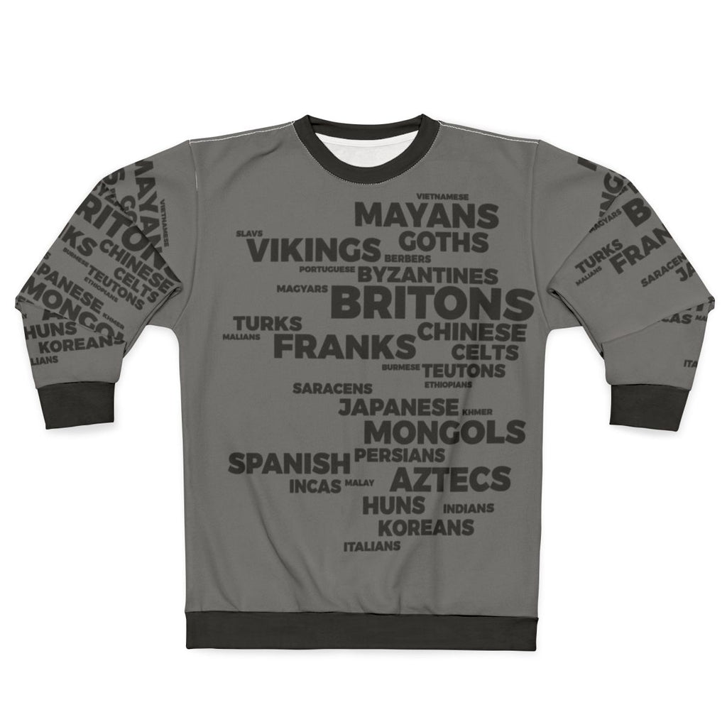 Age Of Empires World Sweatshirt - Vintage Gaming Apparel