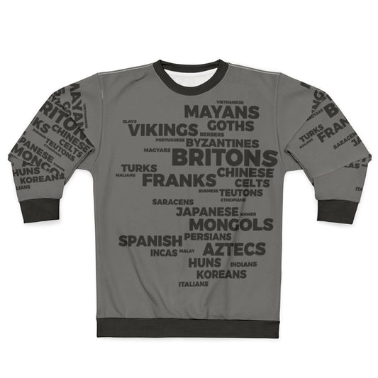 Age Of Empires World Sweatshirt - Vintage Gaming Apparel