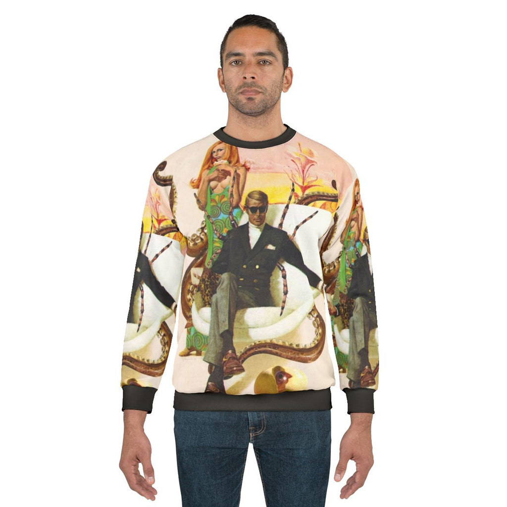 Pulp art inspired Agent Lovecraft sweatshirt