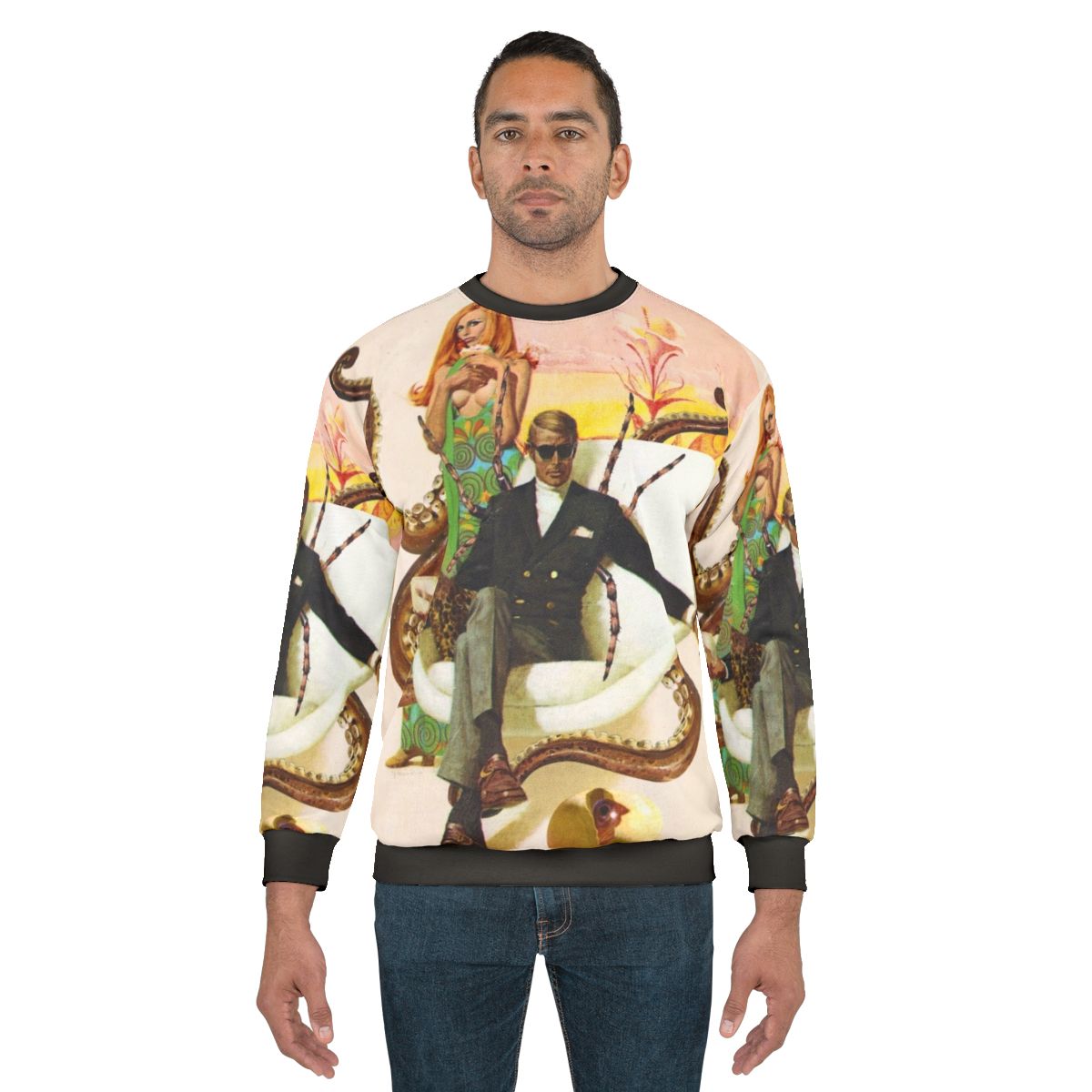Pulp art inspired Agent Lovecraft sweatshirt