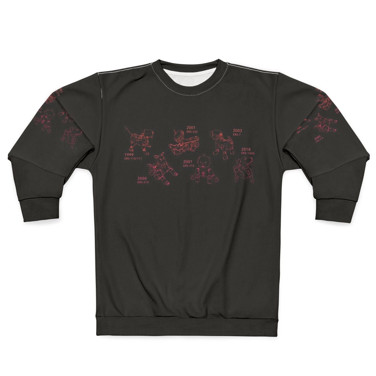 Aibo Robot Dog Sunset Sweatshirt
