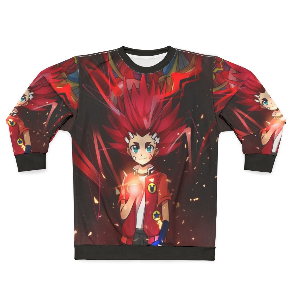 Beyblade Burst Turbo Aiger Akabane Graphic Sweatshirt