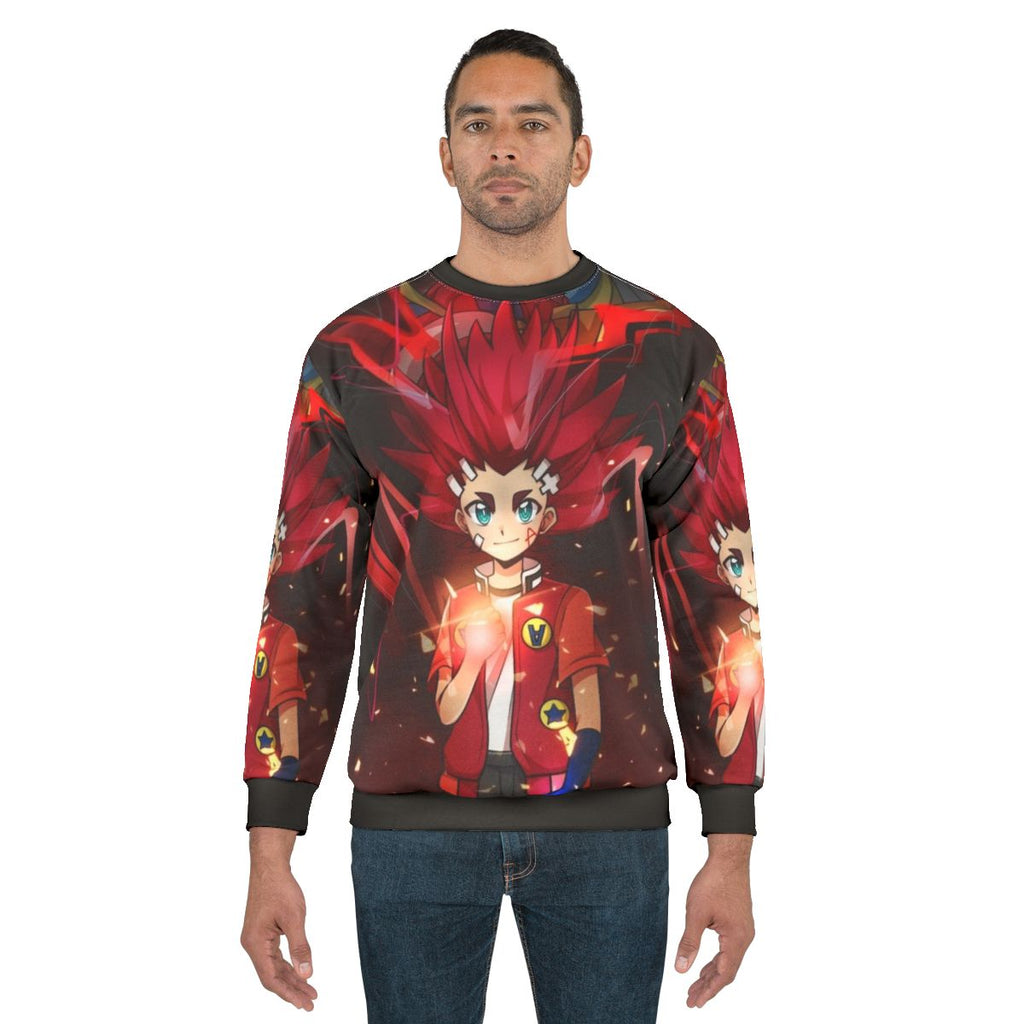 Beyblade Burst Turbo Aiger Akabane Graphic Sweatshirt