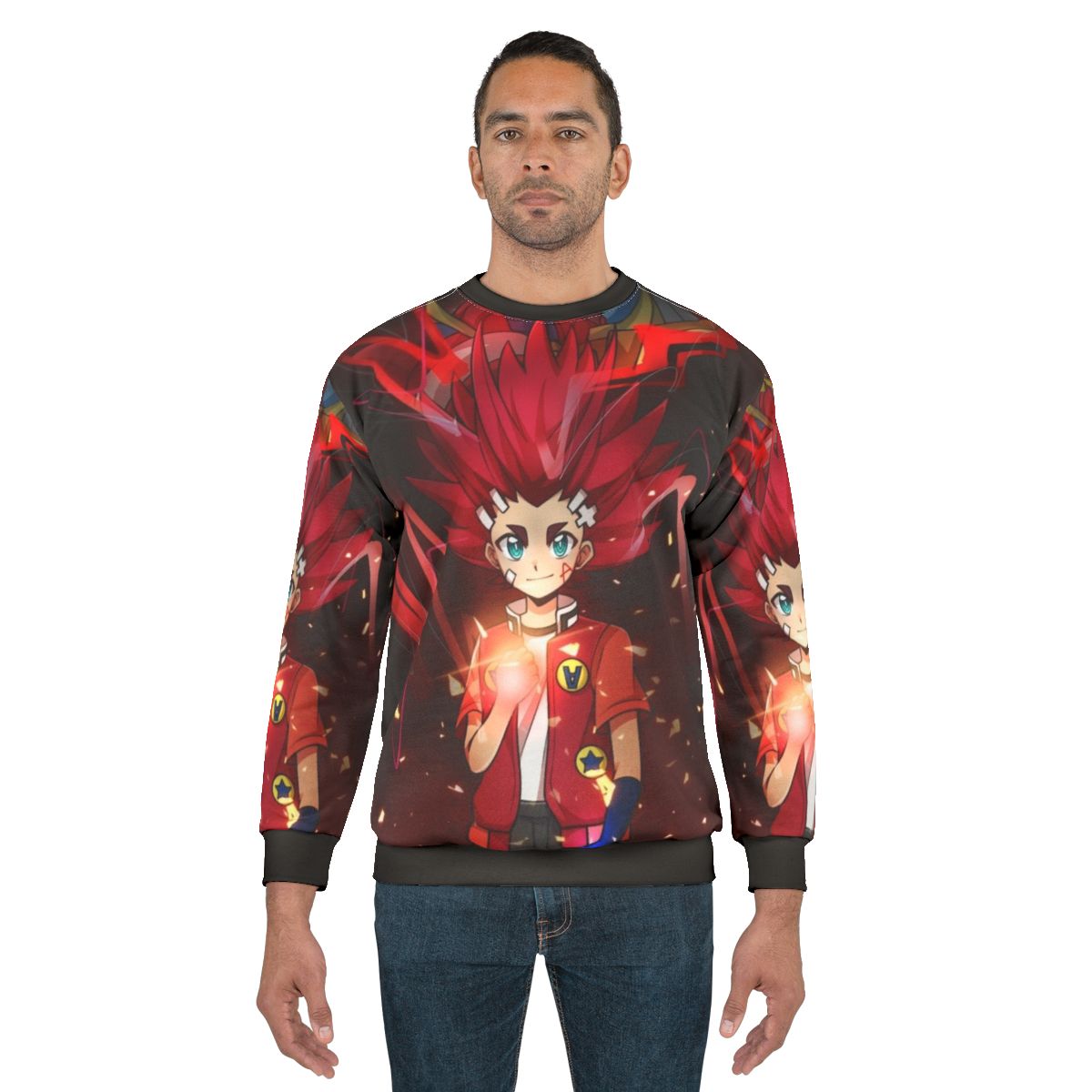 Beyblade Burst Turbo Aiger Akabane Graphic Sweatshirt