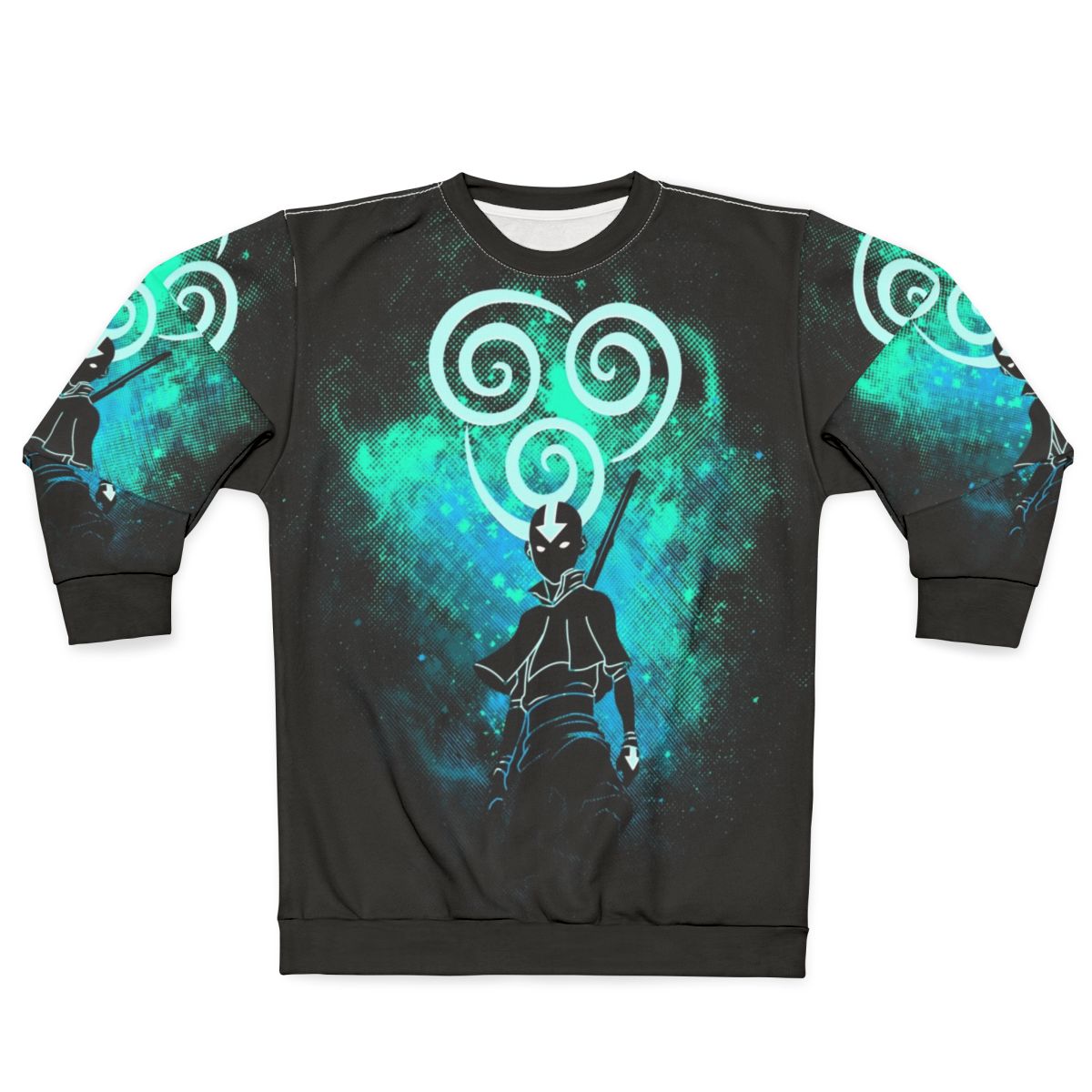 Air Art Avatar Sweatshirt featuring characters from the popular anime series