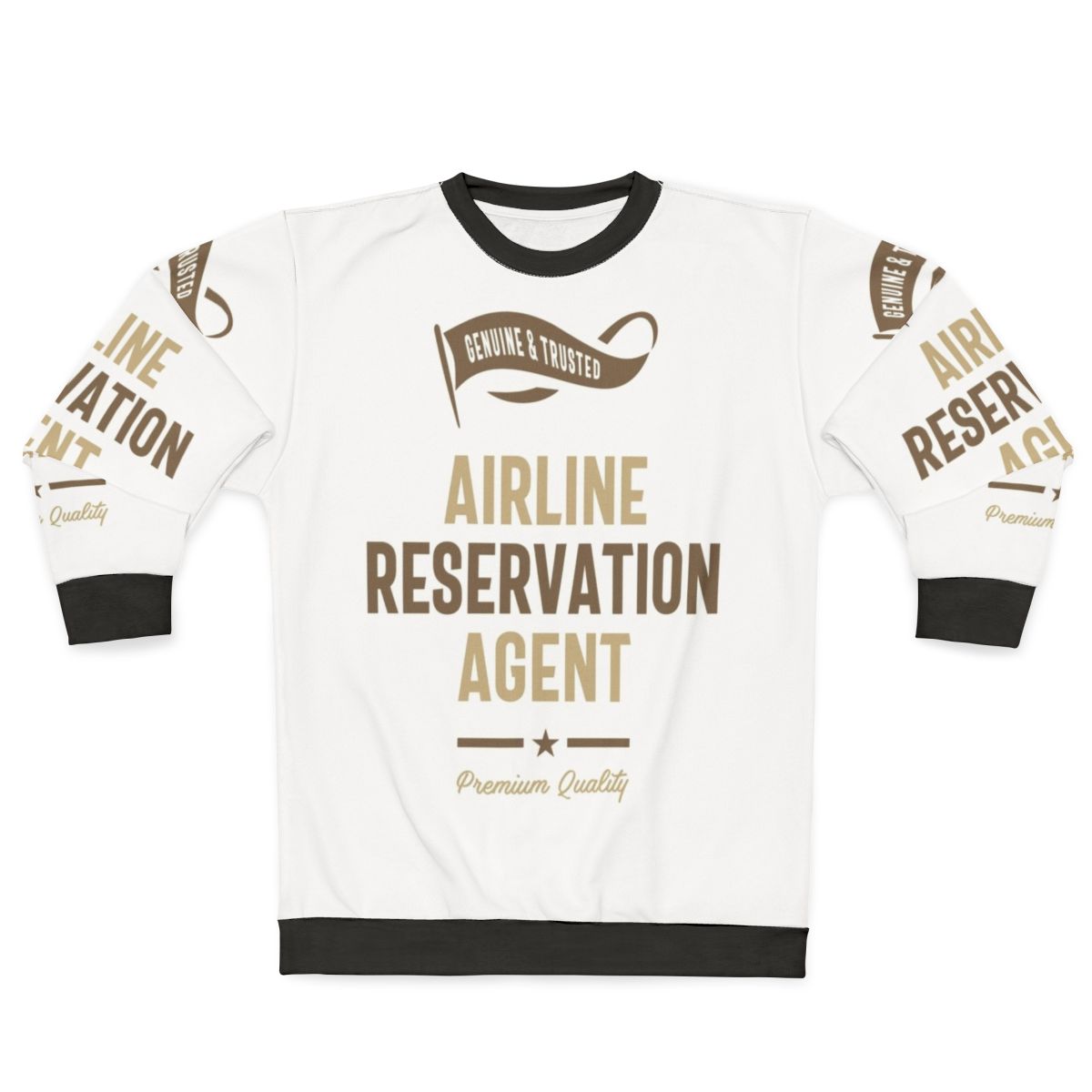 Airline Reservation Agent Graphic Sweatshirt