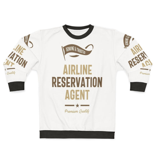 Airline Reservation Agent Graphic Sweatshirt