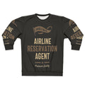 Airline Reservation Agent Sweatshirt with Profession Typography