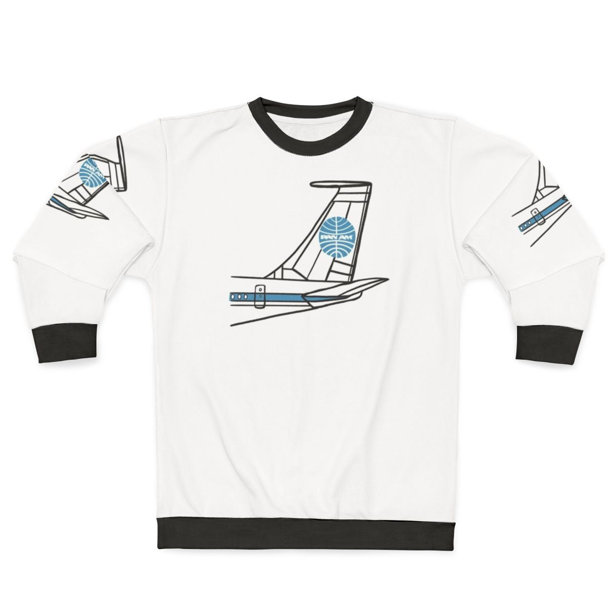 Retro Vintage Airplane Panam Airlines Sweatshirt