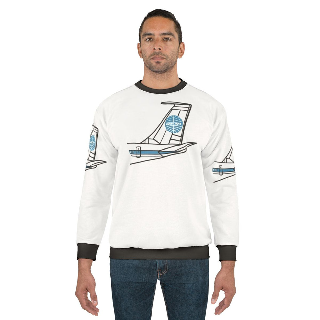 Retro Vintage Airplane Panam Airlines Sweatshirt