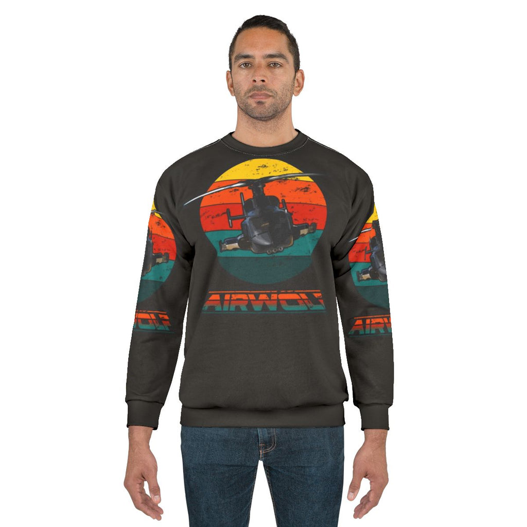 Airwolf 80s Retro Classic TV Series Sweatshirt