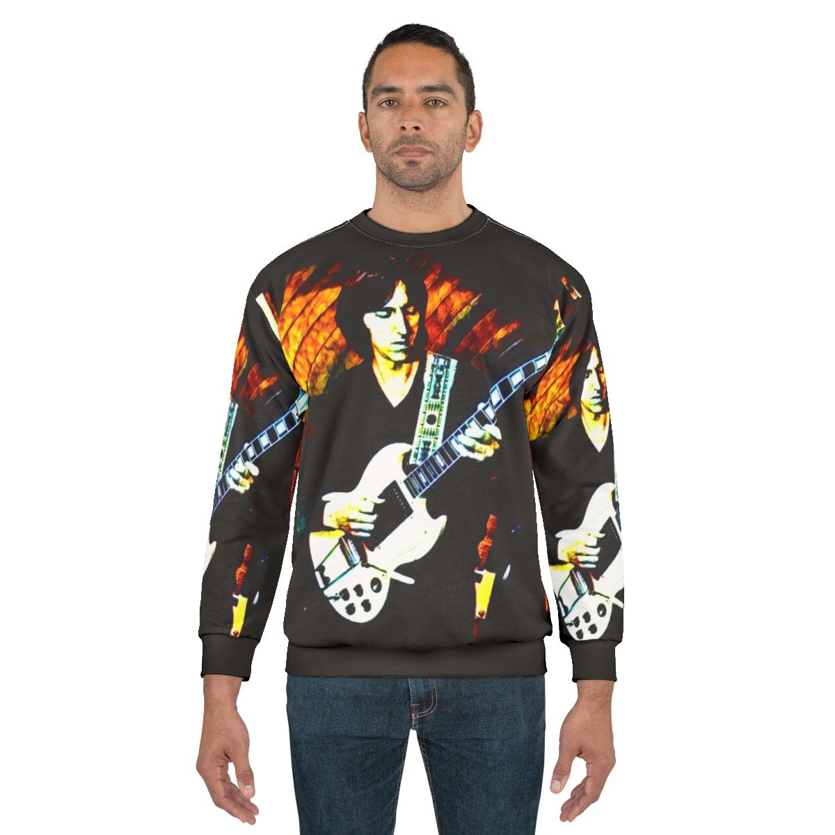 Allan Holdsworth Retro Sweatshirt - British Jazz Fusion Prog Rock Merchandise