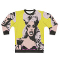 Alaska pop art sweatshirt with drag queen design