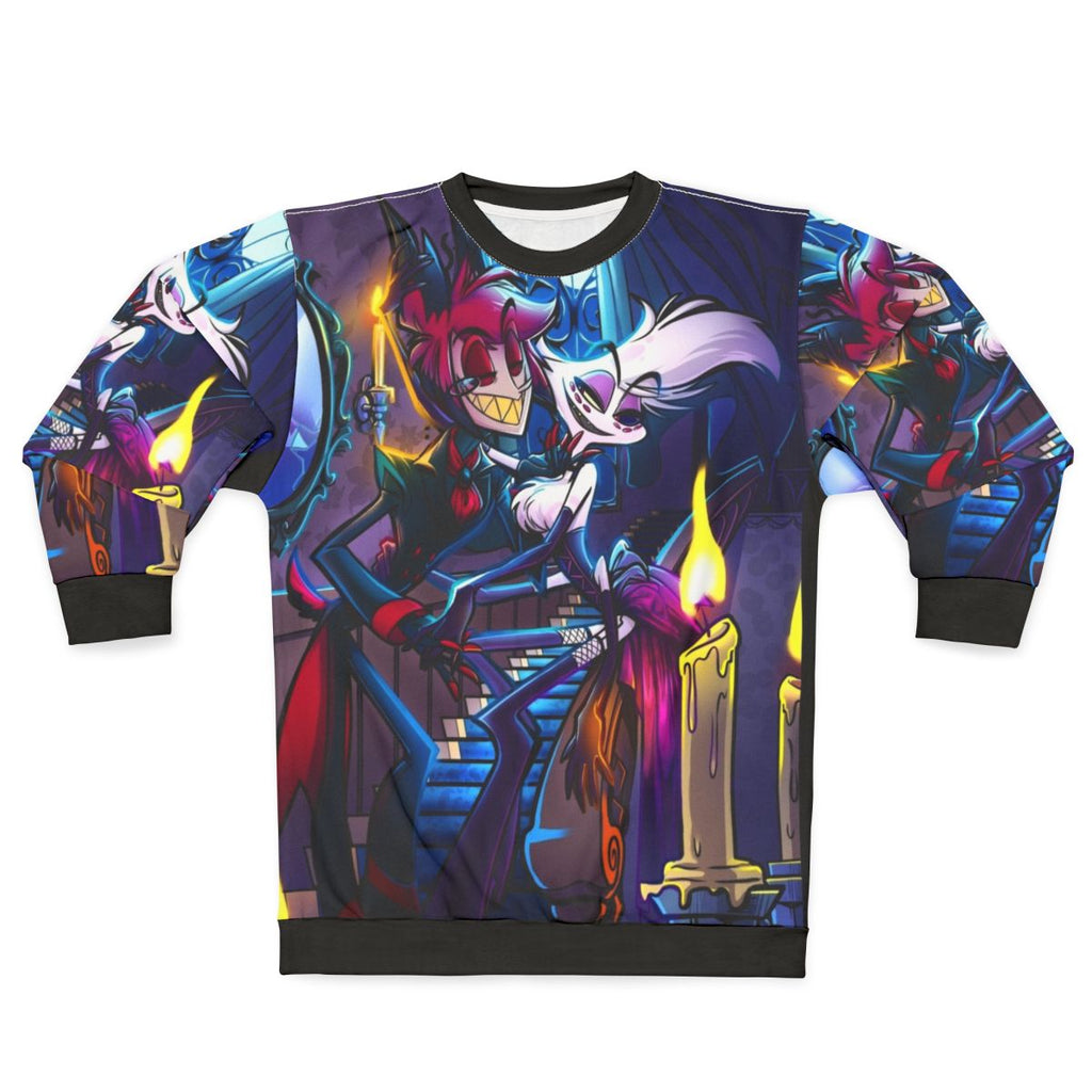 Hazbin Hotel Alastor Sweatshirt with Exclusive Fan Art Design