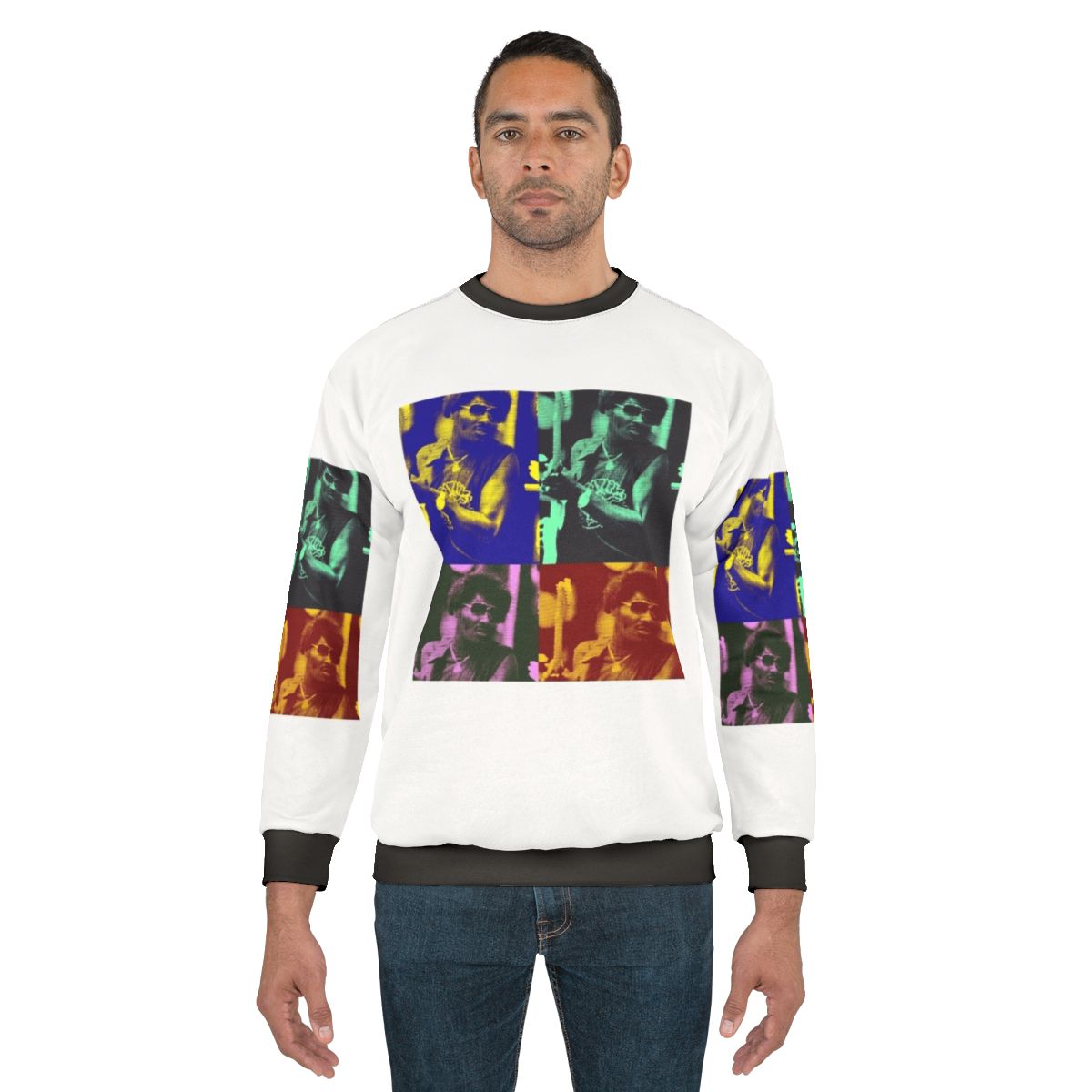 Albert Collins Blues Sweatshirt featuring the legendary blues musician and telecaster guitarist
