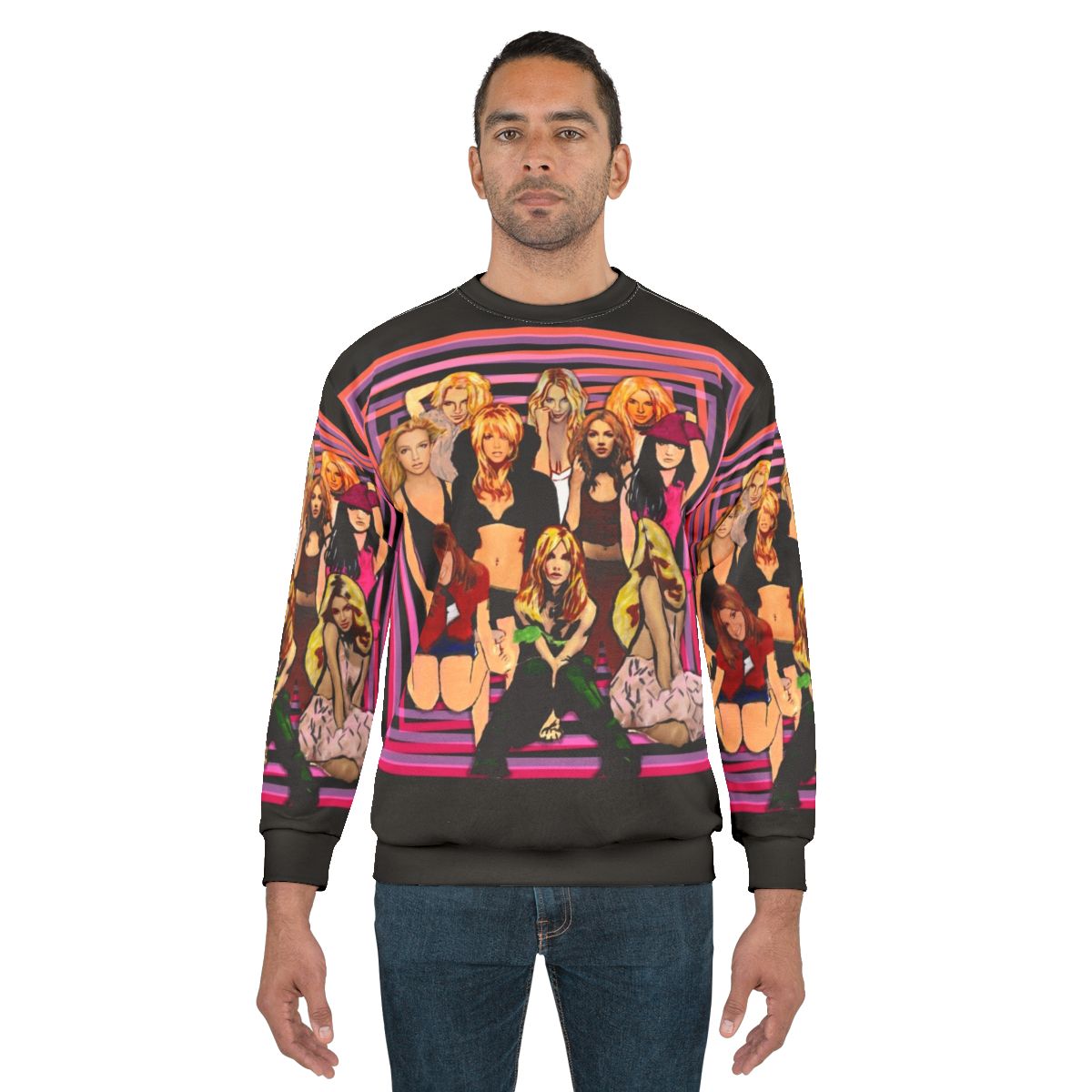 90s pop music album covers sweatshirt