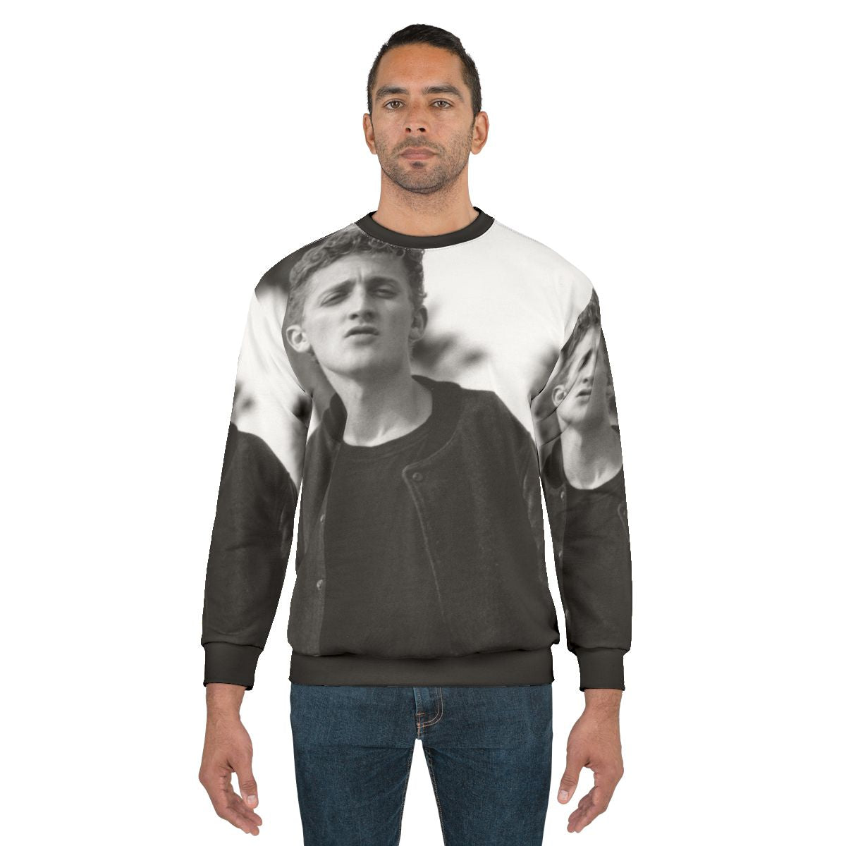 Alex Black and White Movie Star Sweatshirt