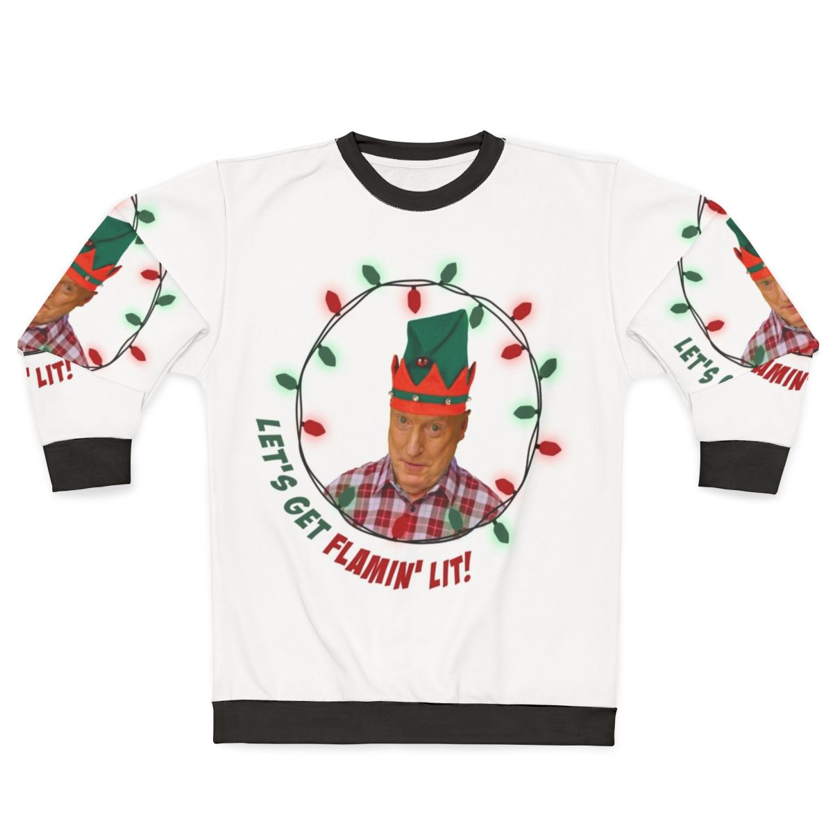 Alf Elf Sweatshirt - Ugly Christmas Sweater for Aussie Fans