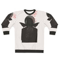 Alfred Hitchcock 80s 90s Sweatshirt featuring classic horror movie quotes