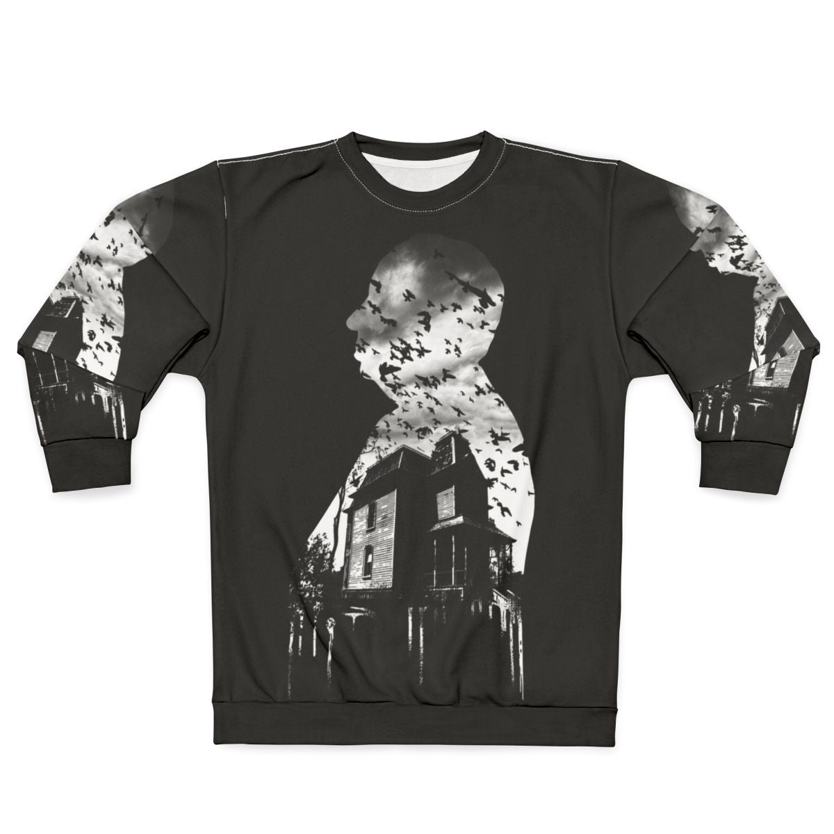 Alfred Hitchcock Inspired Collage Sweatshirt