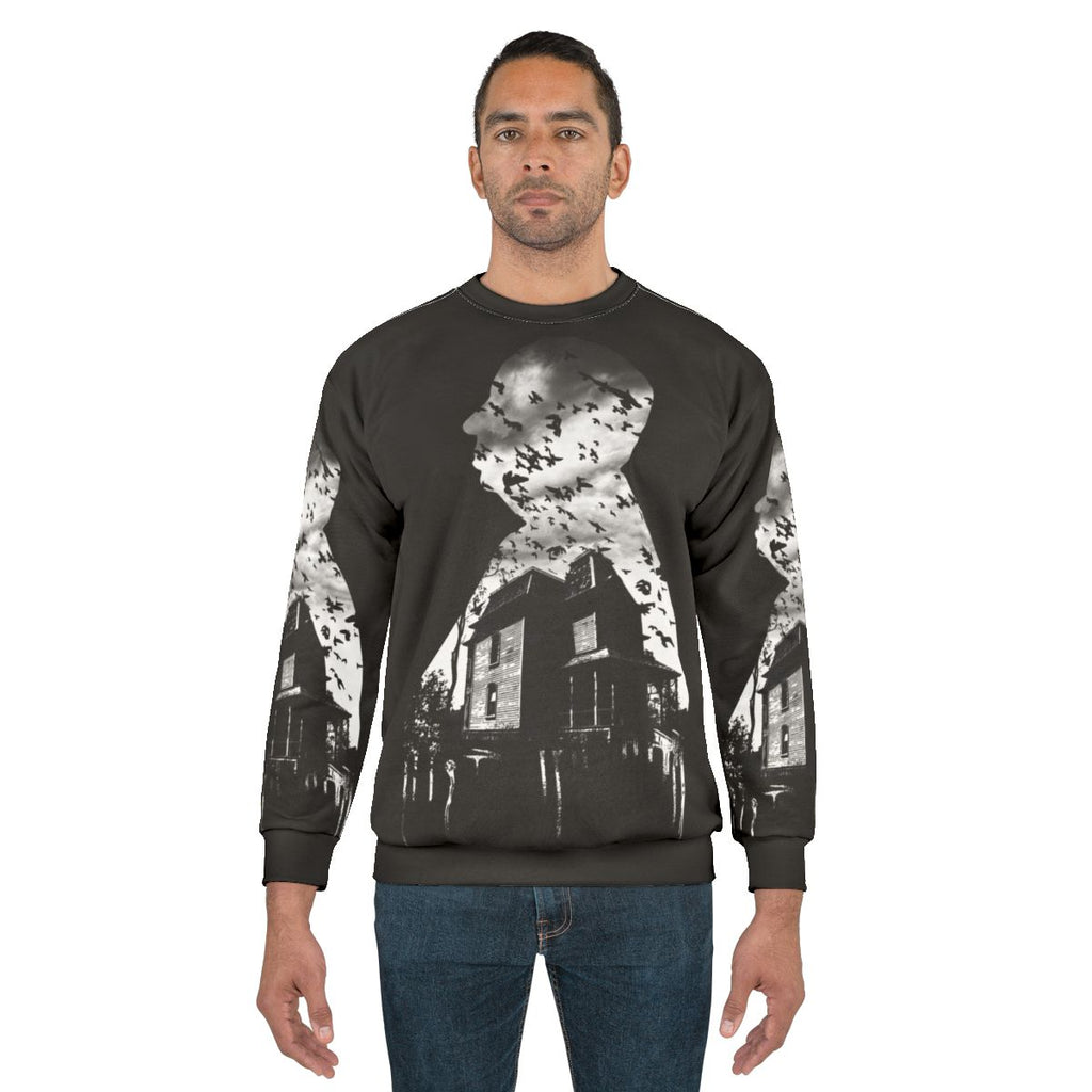 Alfred Hitchcock Inspired Collage Sweatshirt