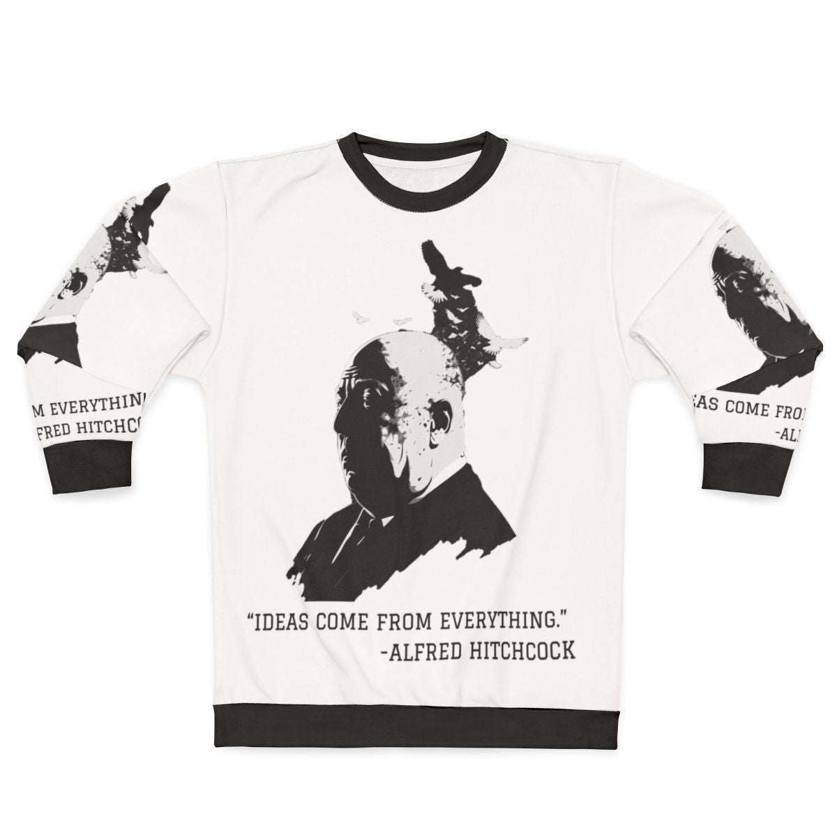 Alfred Hitchcock Illustration Sweatshirt
