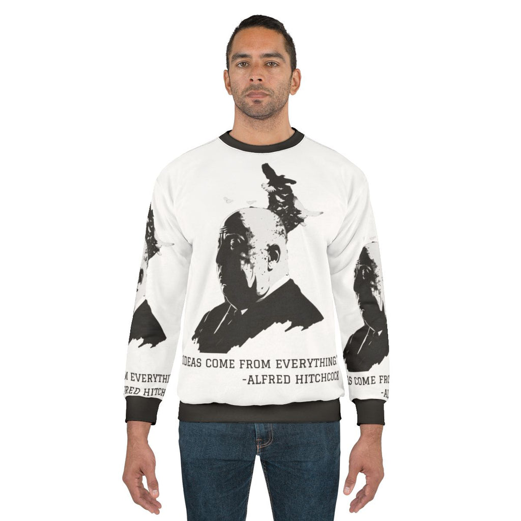 Alfred Hitchcock Illustration Sweatshirt