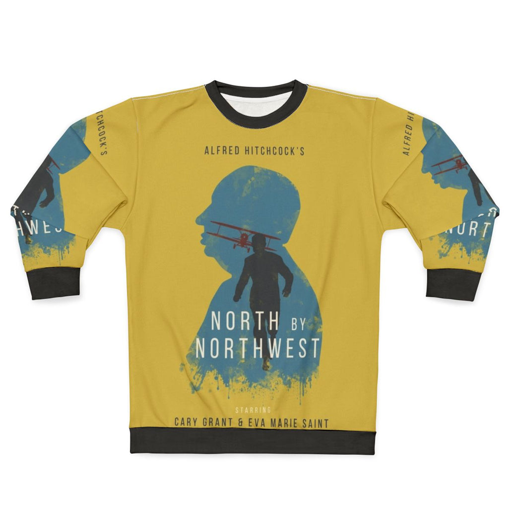 Alfred Hitchcock North By Northwest movie themed sweatshirt