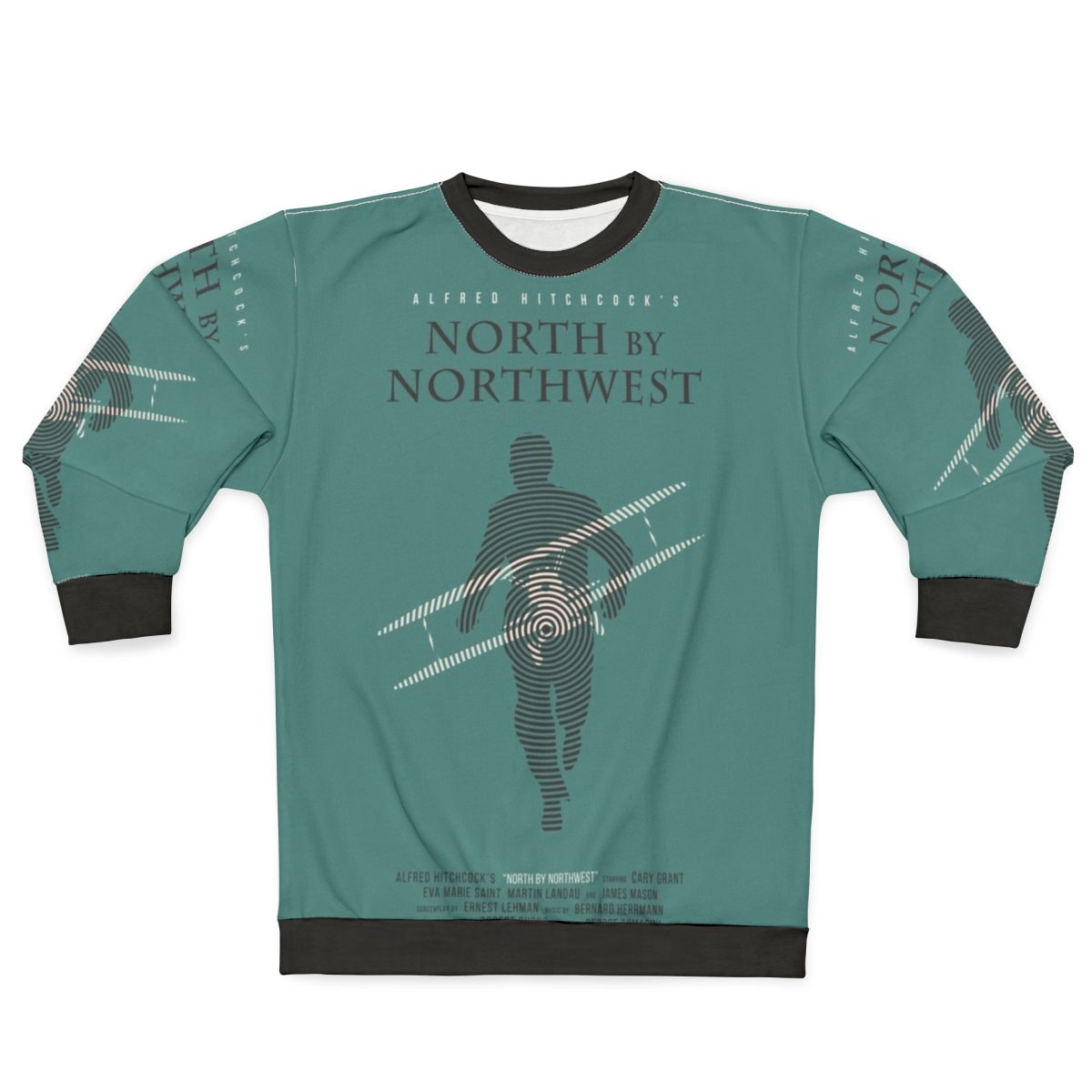 Classic Alfred Hitchcock North By Northwest Movie Sweatshirt