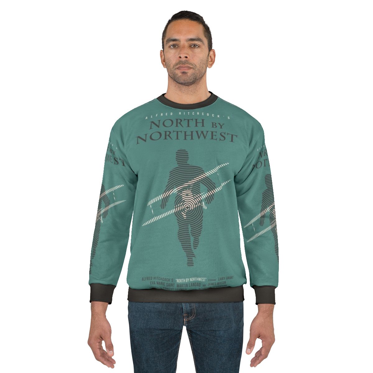 Classic Alfred Hitchcock North By Northwest Movie Sweatshirt