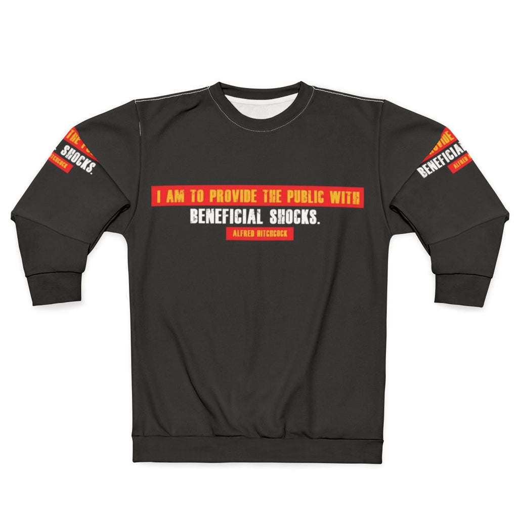 Alfred Hitchcock Quote Sweatshirt - Iconic Movie Director Merchandise