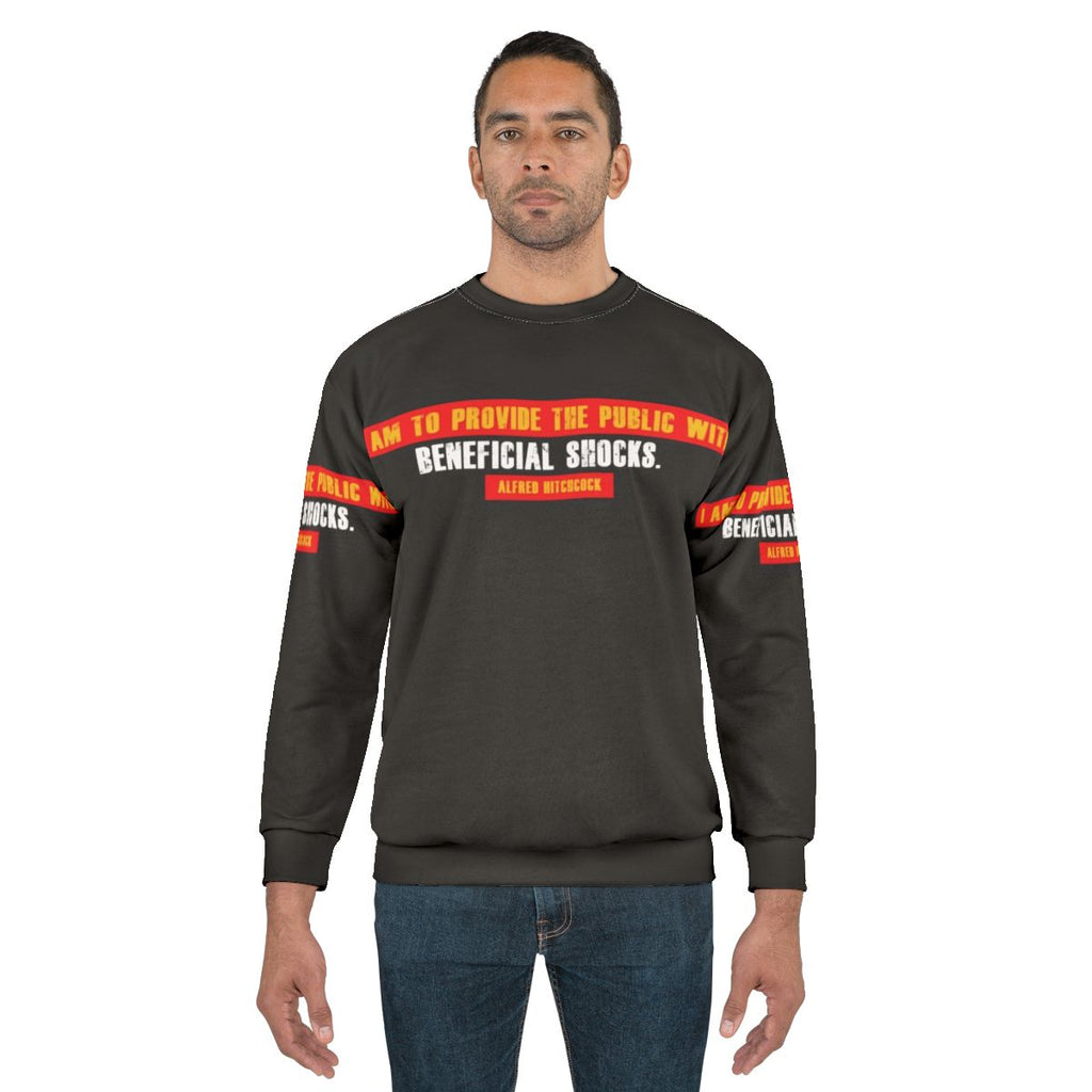 Alfred Hitchcock Quote Sweatshirt - Iconic Movie Director Merchandise