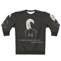 Alfred Hitchcock Quote Sweatshirt featuring iconic movie quotes