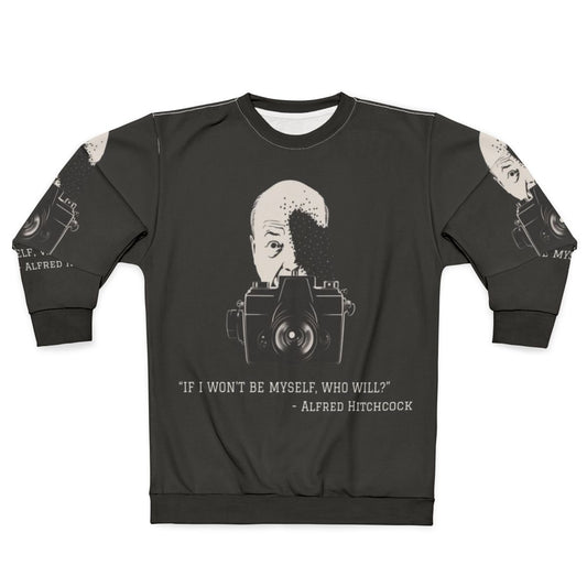 Alfred Hitchcock Quote Sweatshirt featuring iconic movie quotes