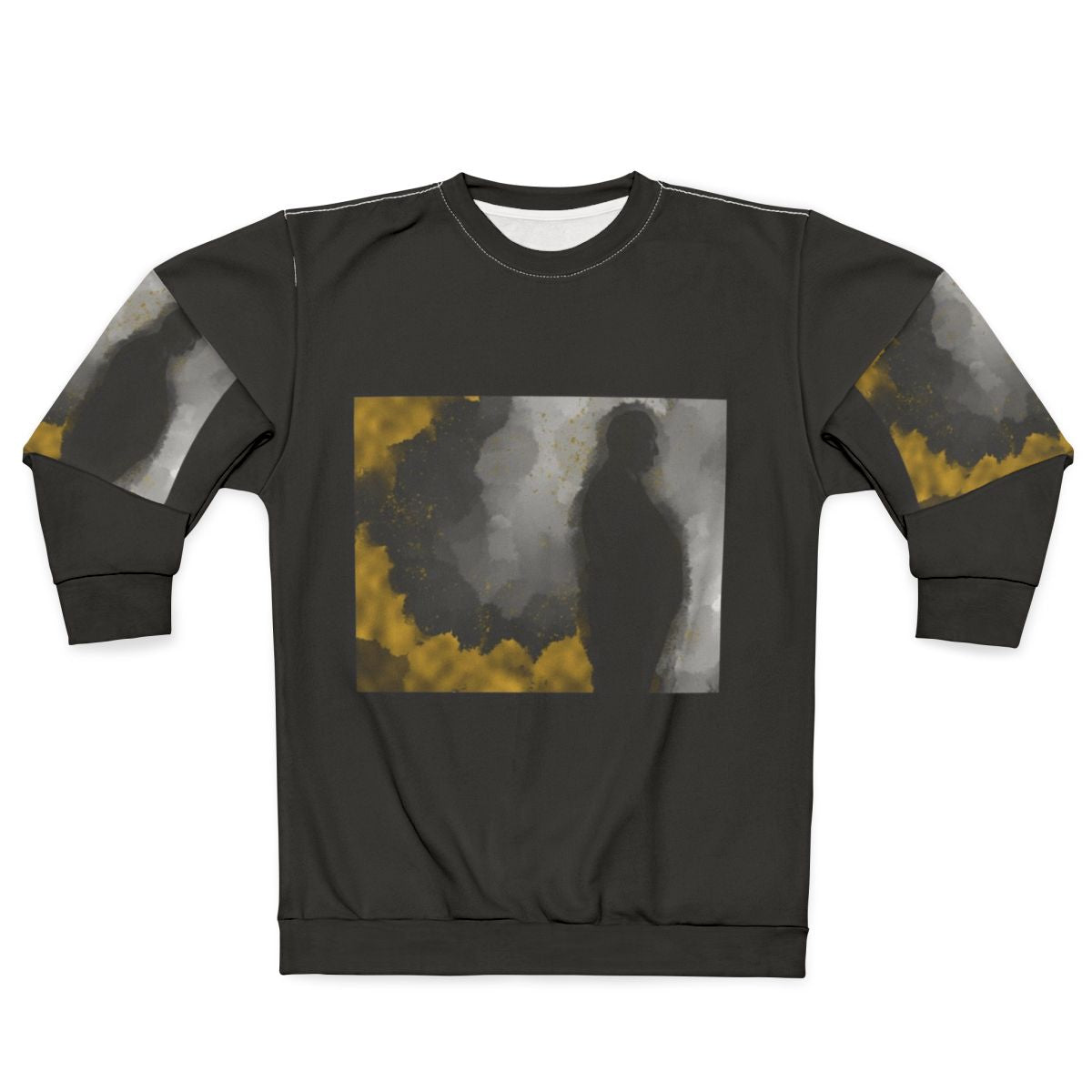 Alfred Hitchcock Silhouette Sweatshirt with Gold Details