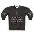 Alfred Hitchcock Villain Quote Graphic Sweatshirt