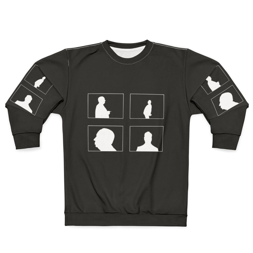 Alfred Hitchcock Shadows Sweatshirt - Iconic Fan Art